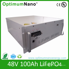 LiFePO4 48 100ah batterie au lithium pour système solaire avec BMS